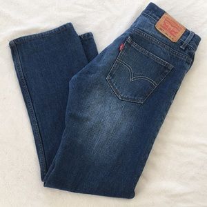Levi's 505 Medium Wash, Straight Leg Jeans, 28
